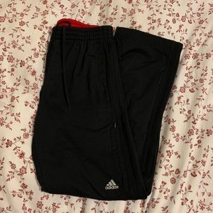 All Black Adidas Track Pants